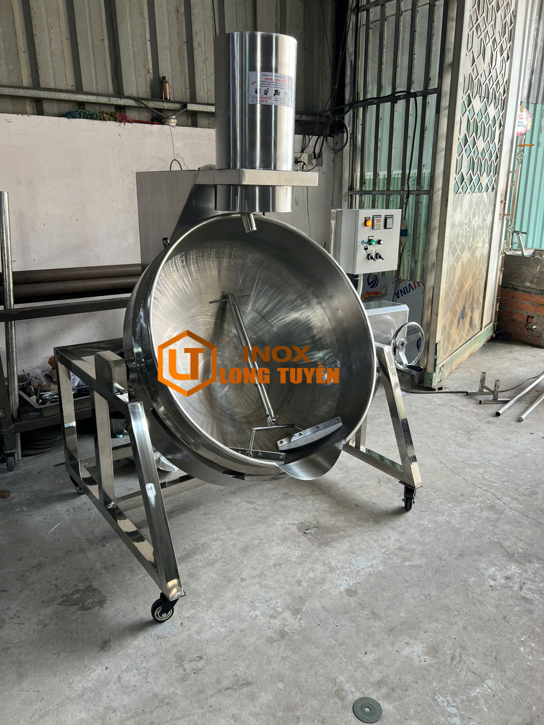 Chảo Sên Nhân Tự Động Inox 304 Chất Lượng Cao