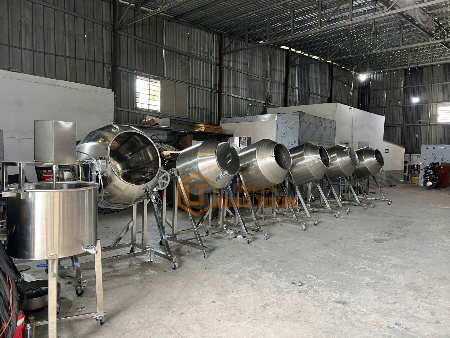Máy Trộn Gia Vị Inox 304 – Trộn Gia Vị Năng Suất Cao