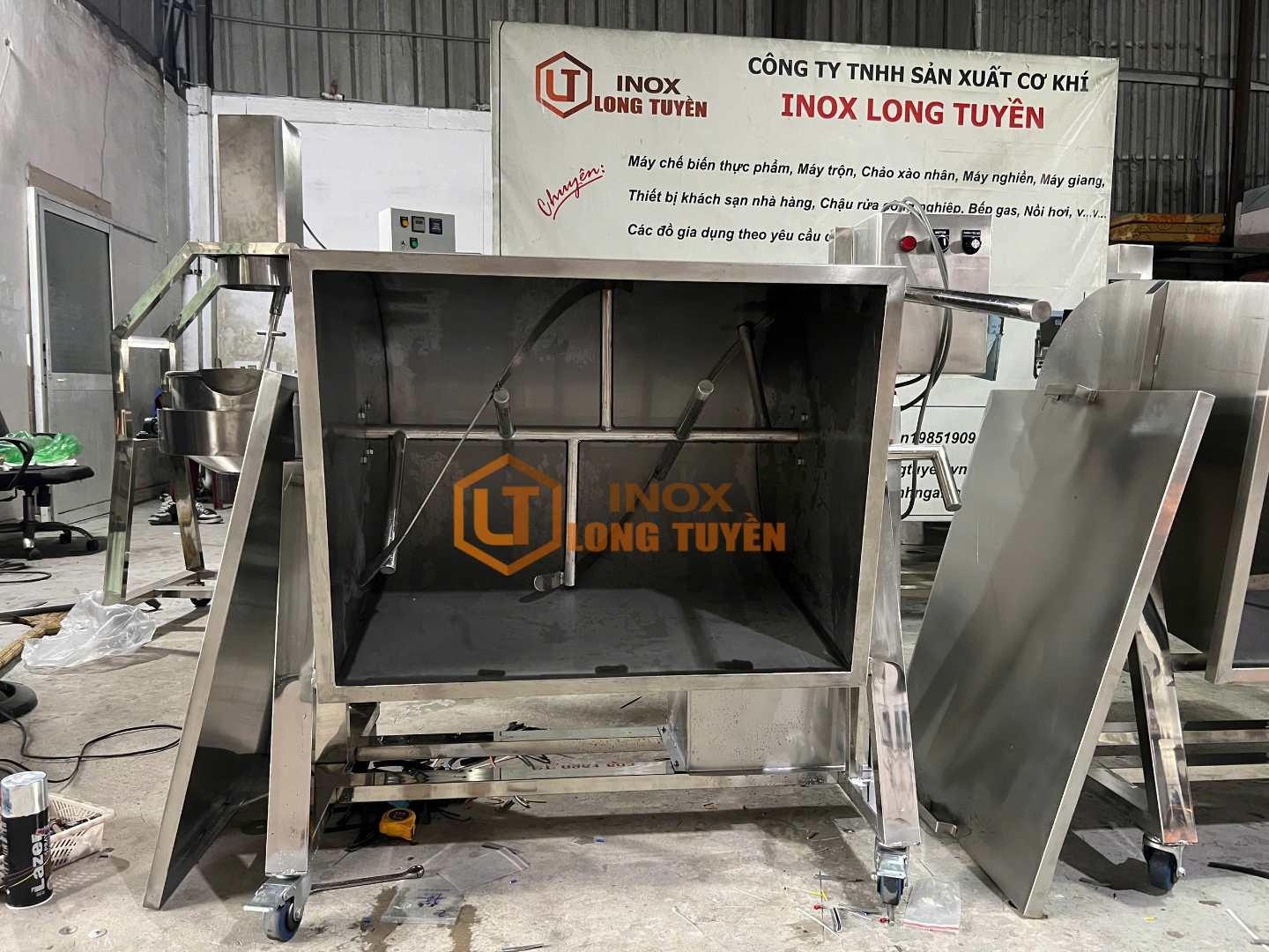 Máy Trộn Thực Phẩm Công Nghiệp Giá Rẻ Inox 304