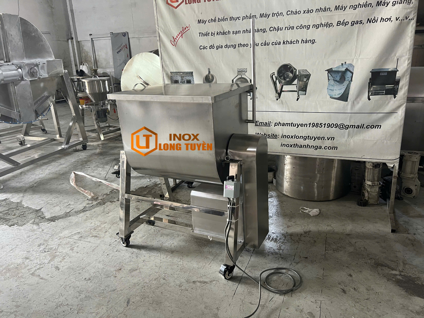 Máy Trộn Thực Phẩm Đa Năng Inox 304