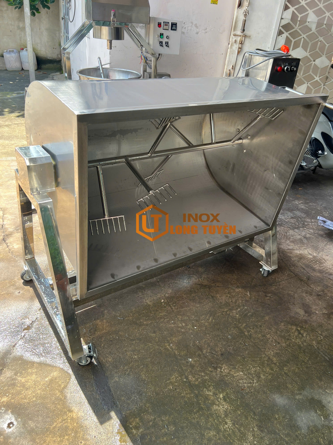 Máy Trộn Nguyên Liệu Thực Phẩm Inox 304