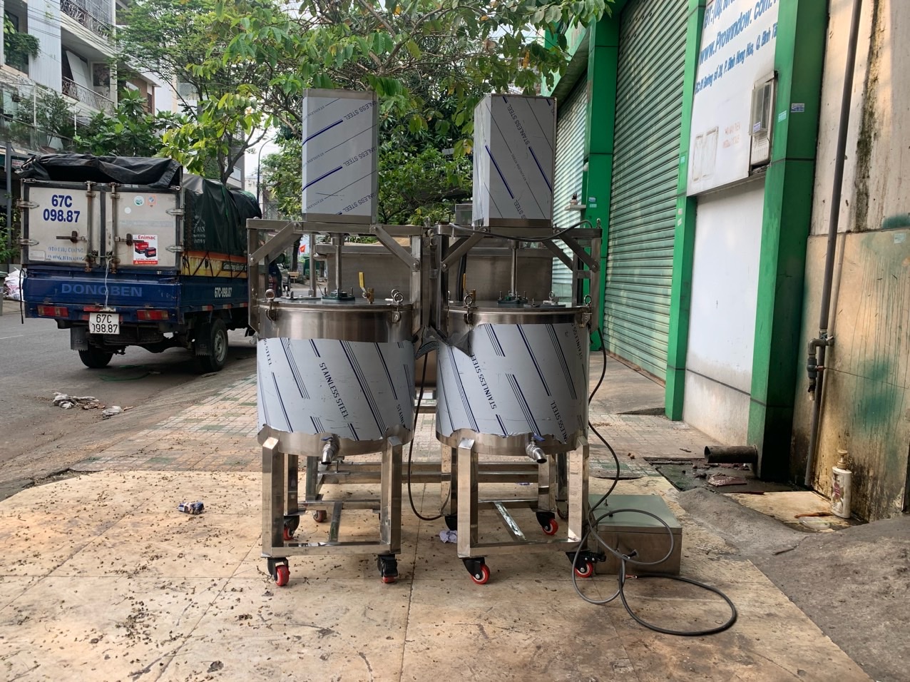 Bồn Khuấy Trộn Gia Nhiệt