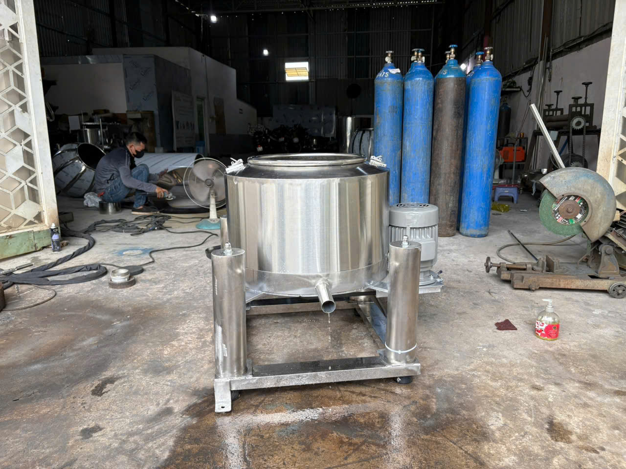 Máy Vắt Ly Tâm 100L -Máy Vắt Ly Tâm 100L 