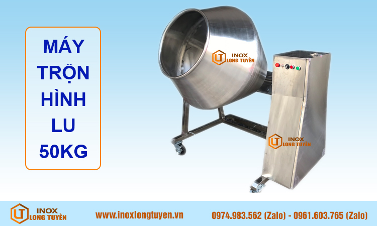 Máy Trộn Hình Lu – Giải Pháp Trộn Nguyên Liệu Đồng Đều