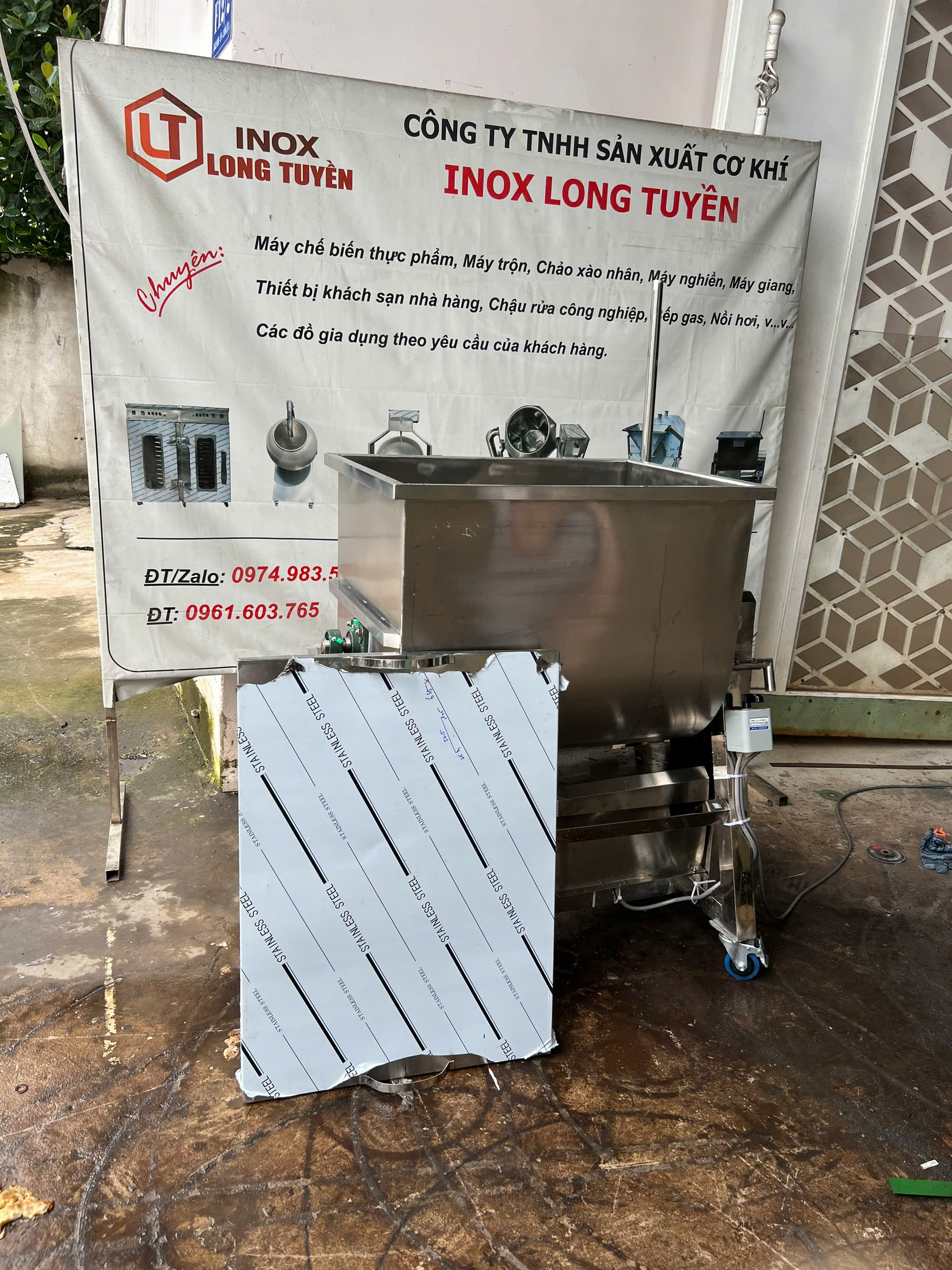 Máy Trộn Mini Inox Long Tuyền 