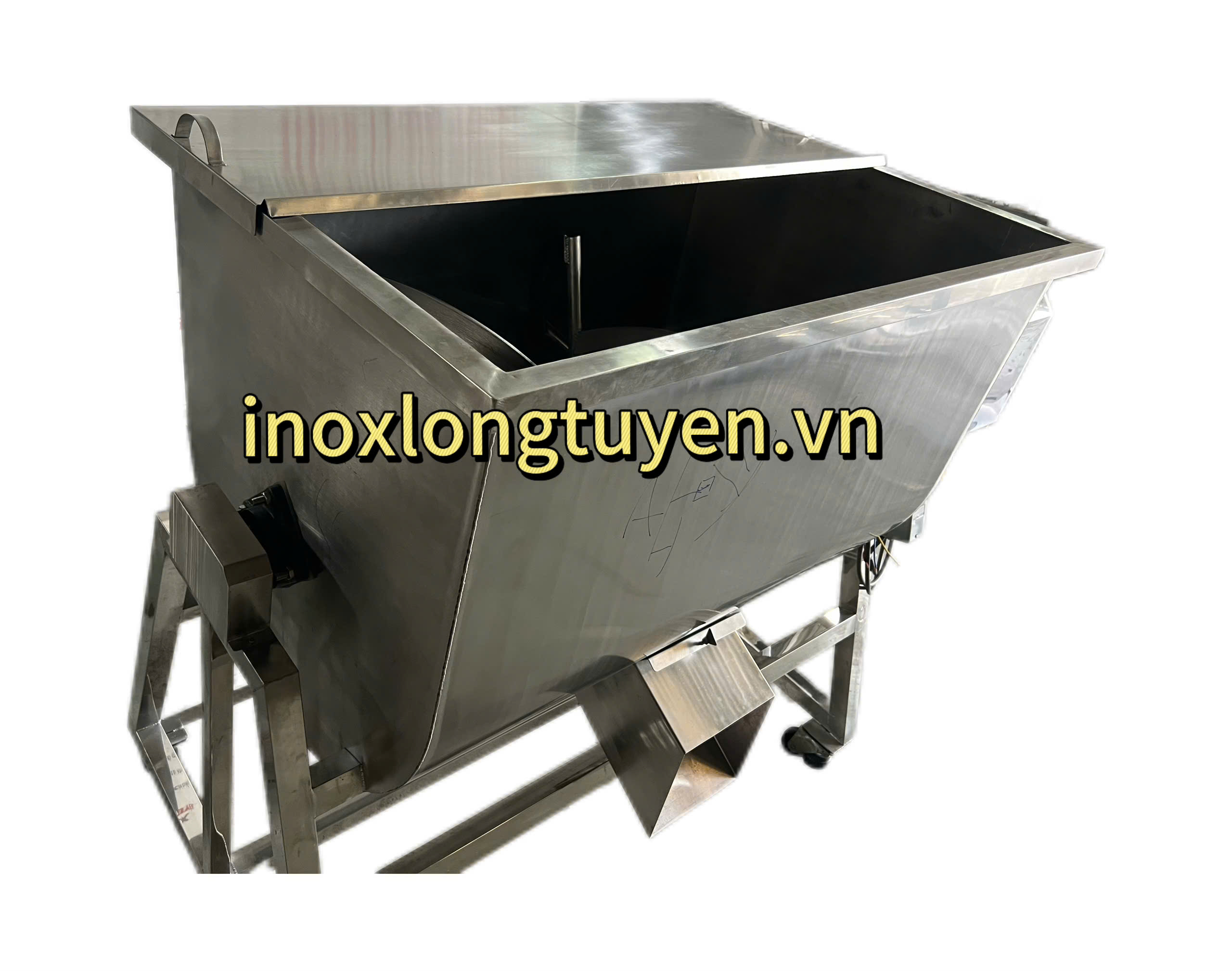 Máy trộn bột nằm ngang công nghiệp LT-TBN100