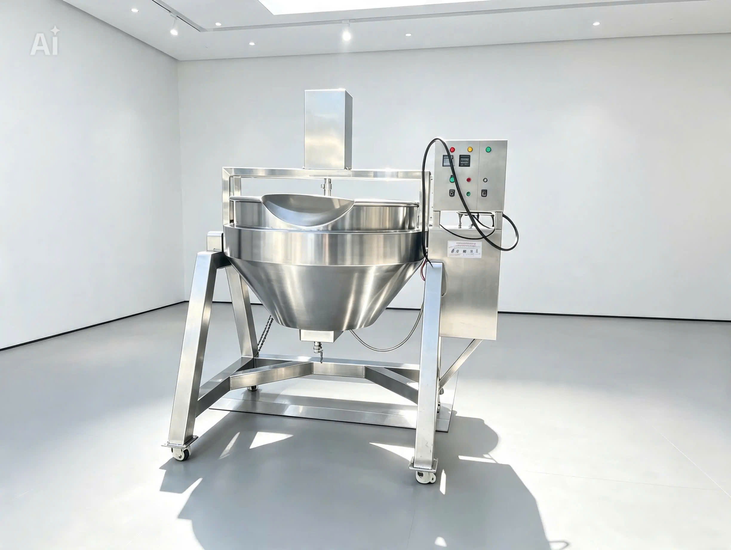 Chảo Xào Thực Phẩm Công Nghiệp 1000 Lít Chất Lượng