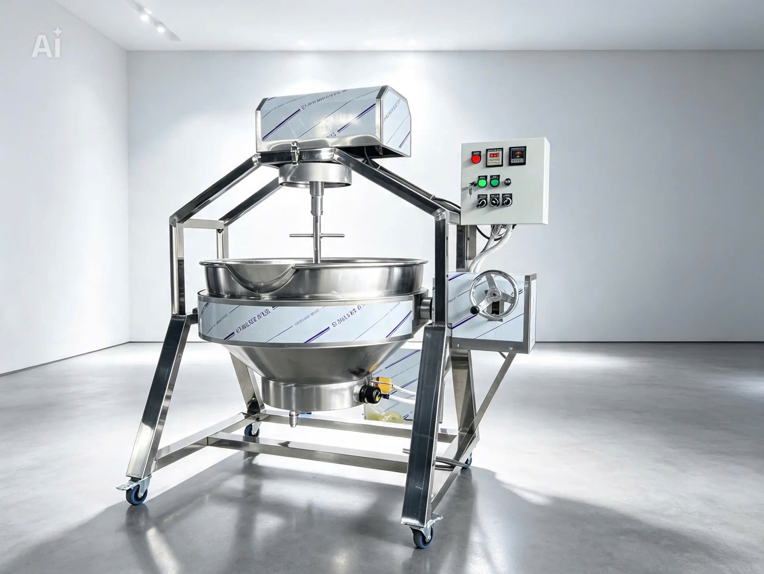 Chảo xào nhân công nghiệp công suất lớn 300L