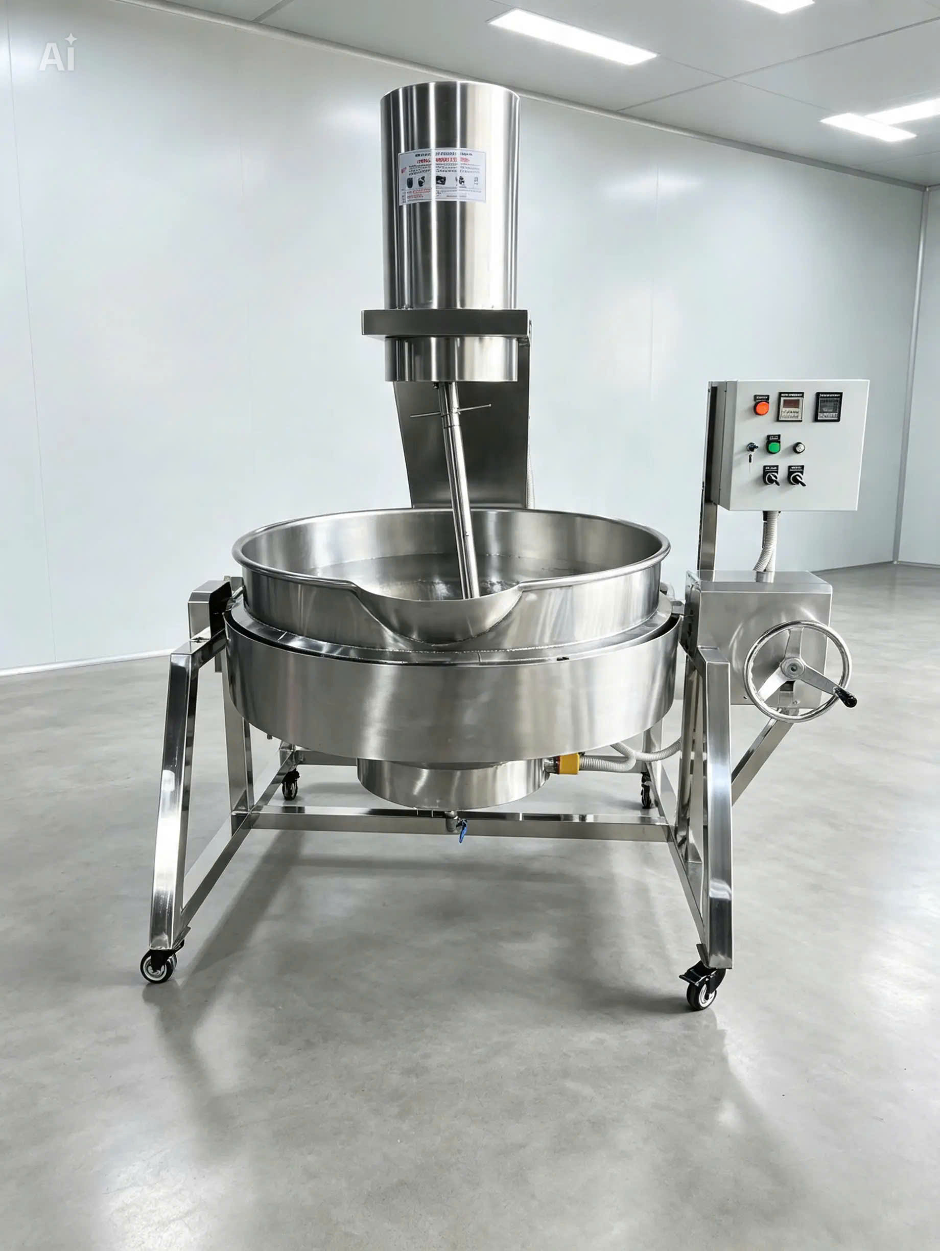 Chảo Sên Công Suất Lớn Inox 304 | Thiết Kế Theo Yêu Cầu