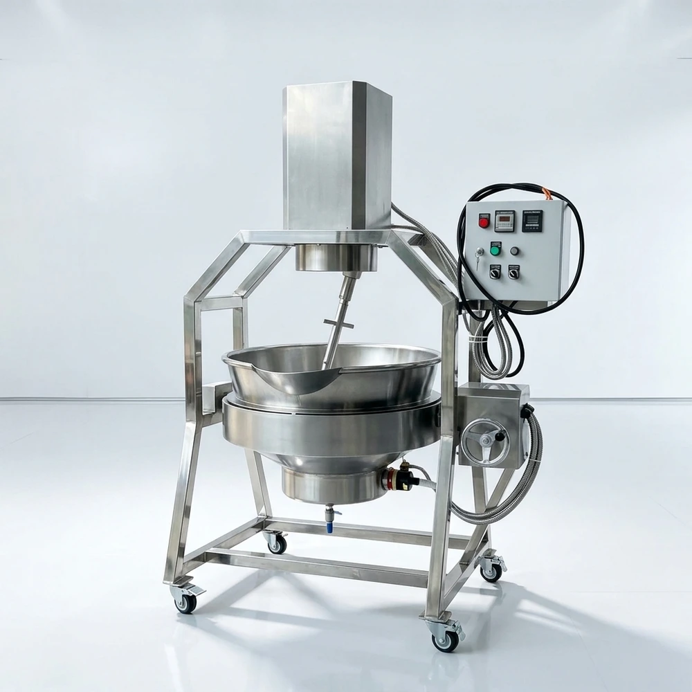 Chảo Sên Nhân Có Cánh Khuấy Inox 304 - Hình 6