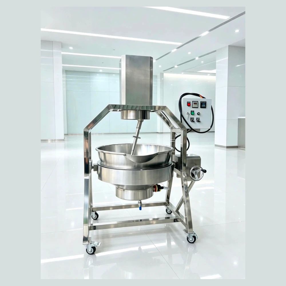 Chảo Sên Nhân Có Cánh Khuấy Inox 304 - Hình 3