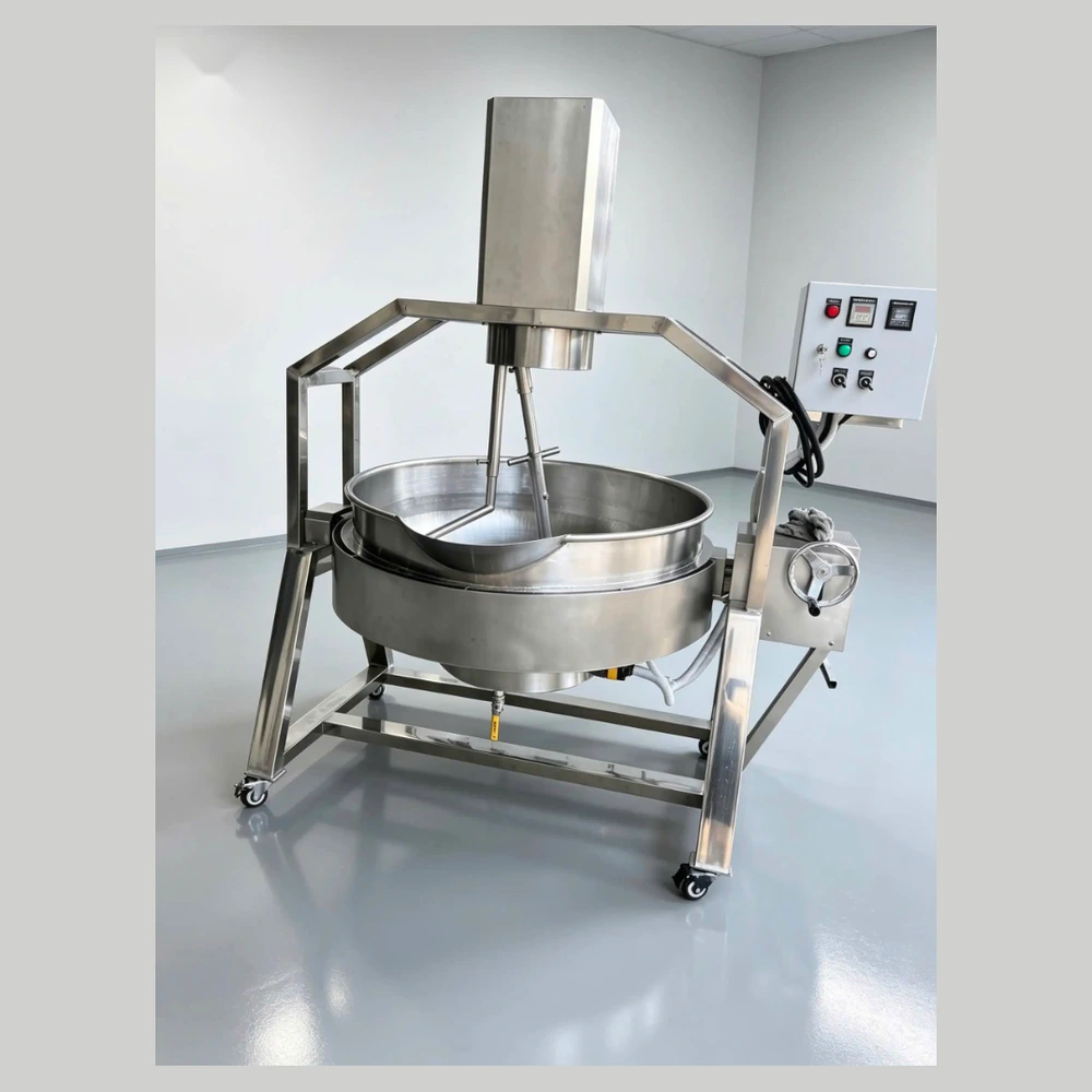 Chảo Sên Nhân Có Cánh Khuấy Inox 304 - Hình 2