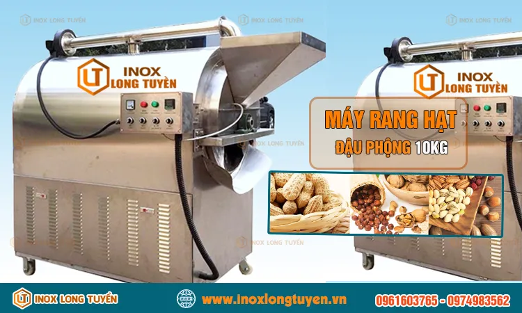 Máy rang hạt đậu phộng 10kg