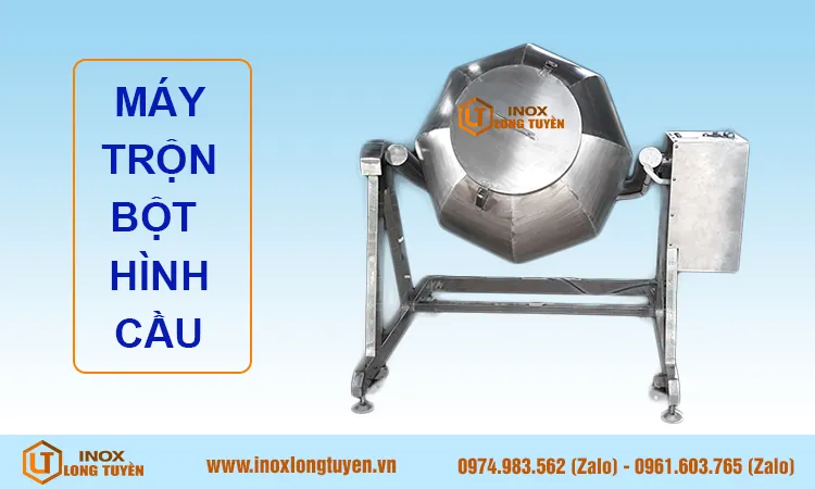 Máy trộn bột hình cầu - Hình 2