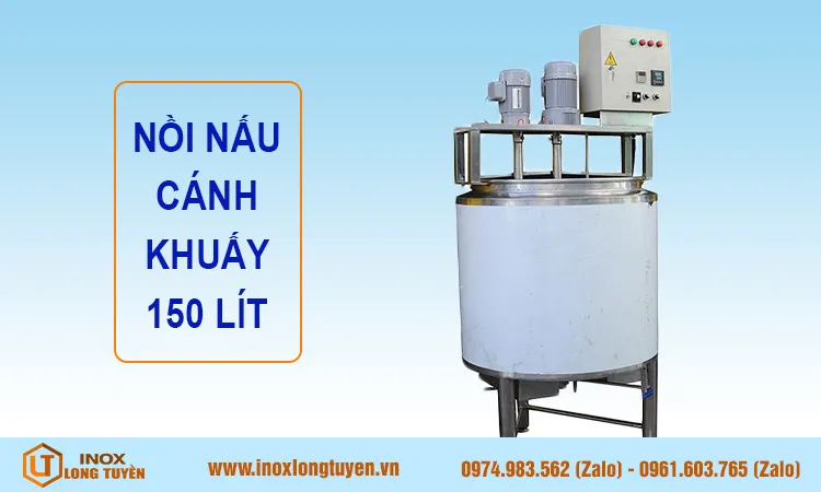 Nồi nấu cánh khuấy 150 lít